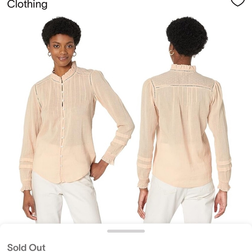 Faherty Organic Cotton Blouse - Picture 4 of 6